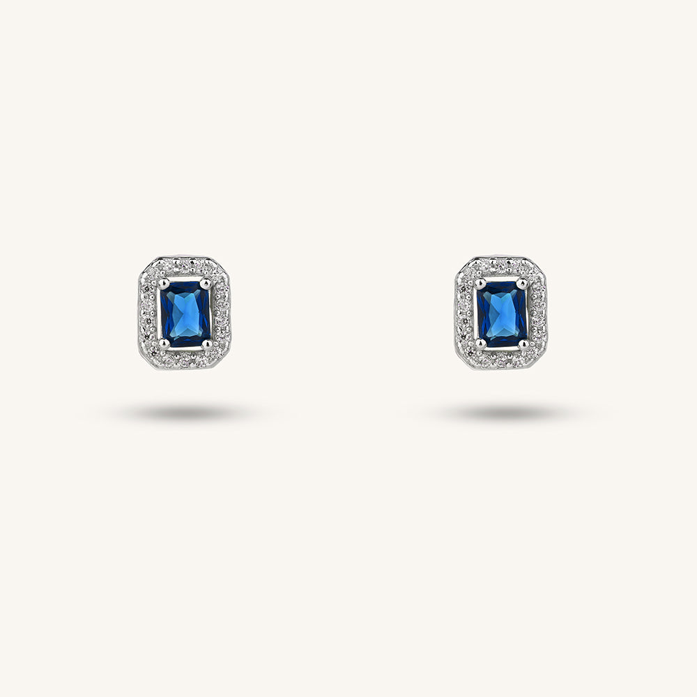 Sapphire Sugar Studs