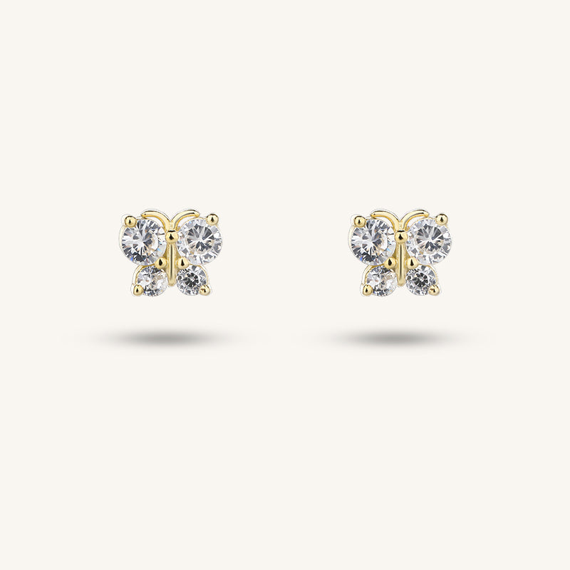 Golden Bloom Earring Set