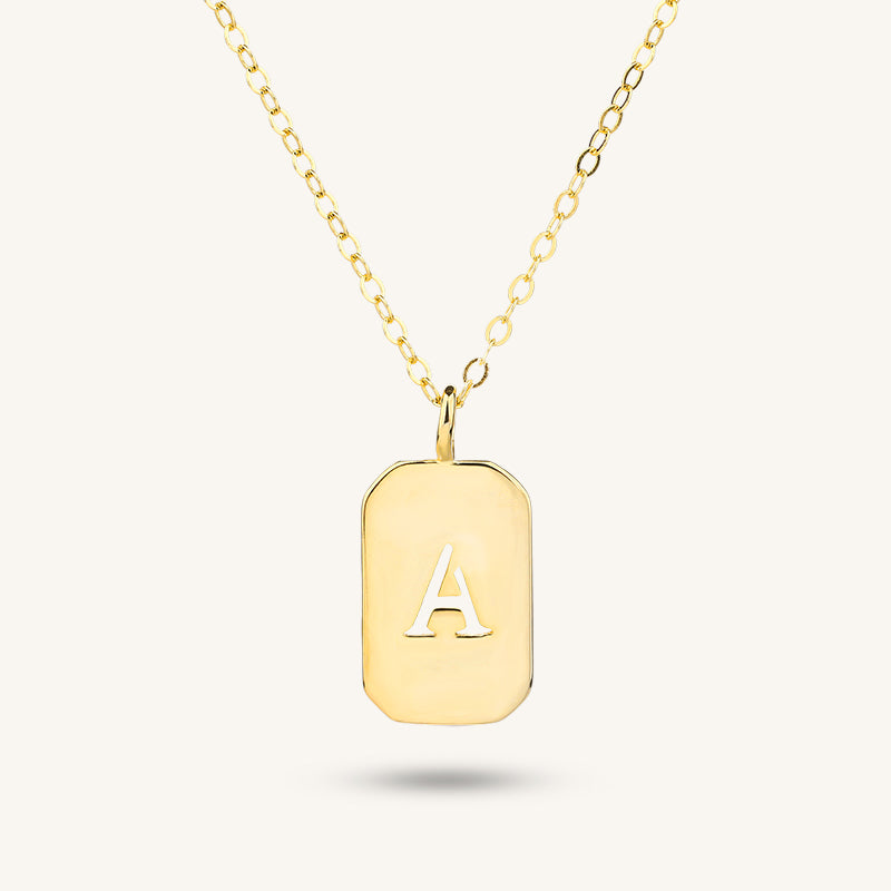 Golden Signature Necklace《A》
