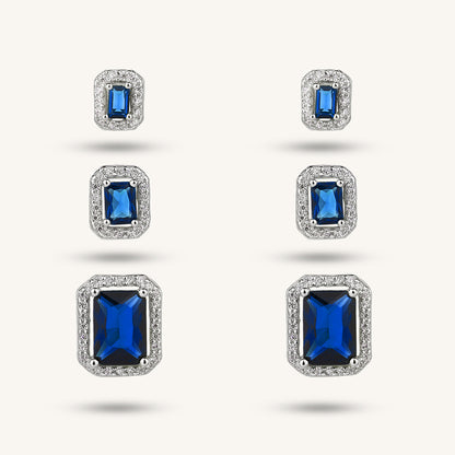 Sapphire Sugar Studs