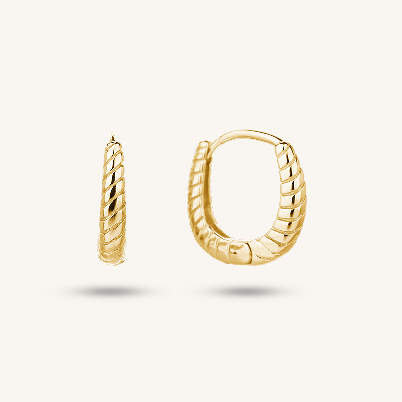 Braided Hoop Earrings