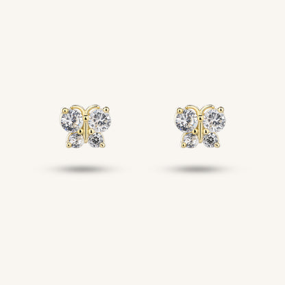 Golden Bloom Earring Set