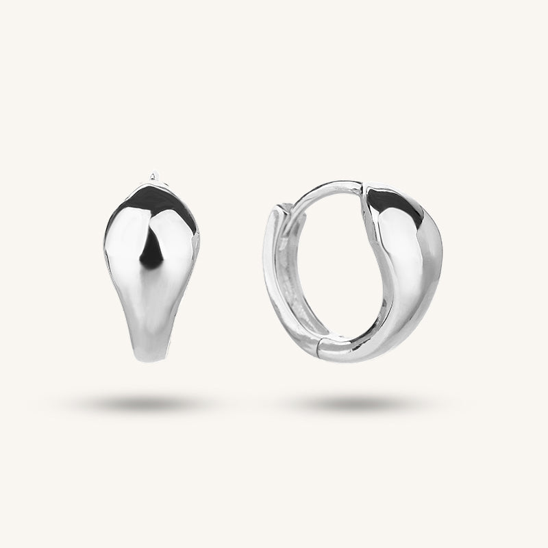 Serpent Chic Hoop Earrings