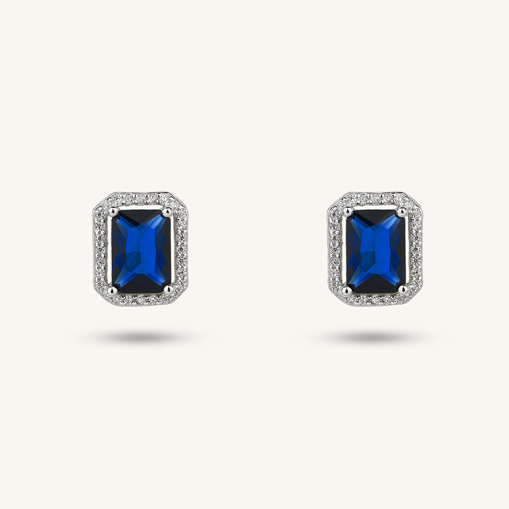 Sapphire Sugar Studs