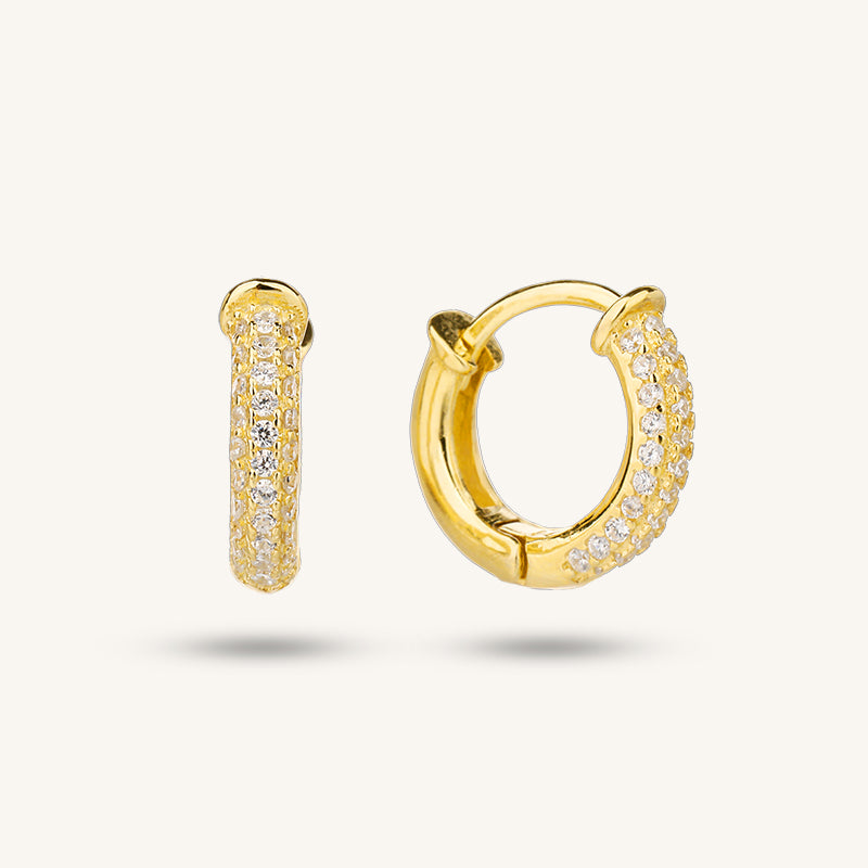 Twinkling Hoop Earrings – Chic Lightweight Hoops | Shukluxe Jewerly
