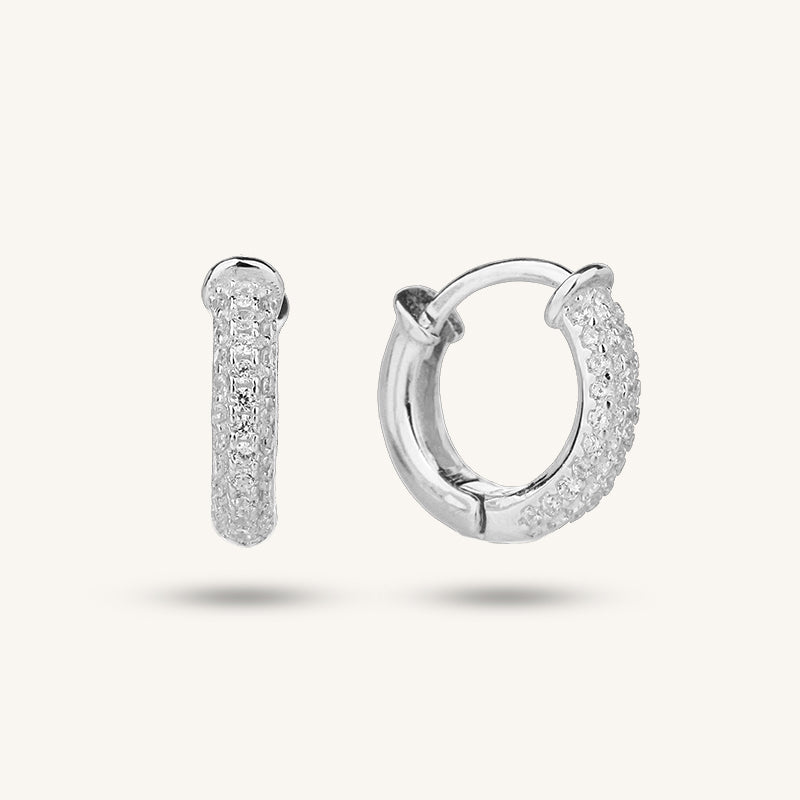Twinkling Hoop Earrings – Chic Lightweight Hoops | Shukluxe Jewerly