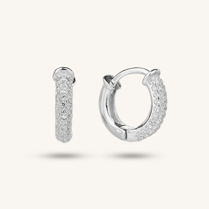 Twinkling Hoop Earrings – Chic Lightweight Hoops | Shukluxe Jewerly