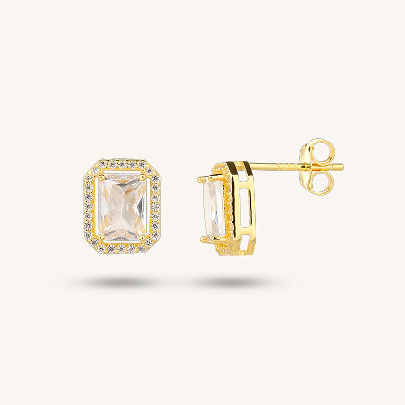 Radiance Crystal Stud Earrings
