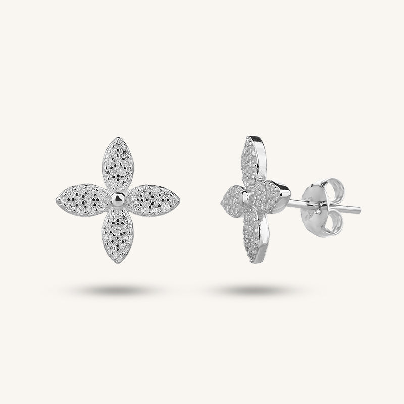 Lucky Clover Stud Earring