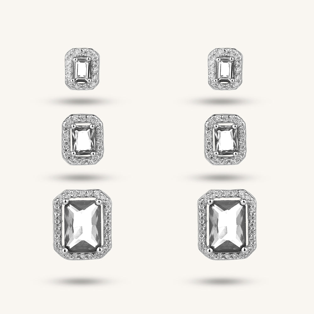 Crystal Radiance Earrings Set