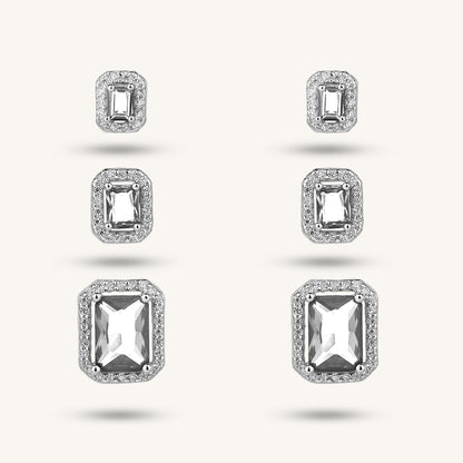 Crystal Radiance Earrings Set