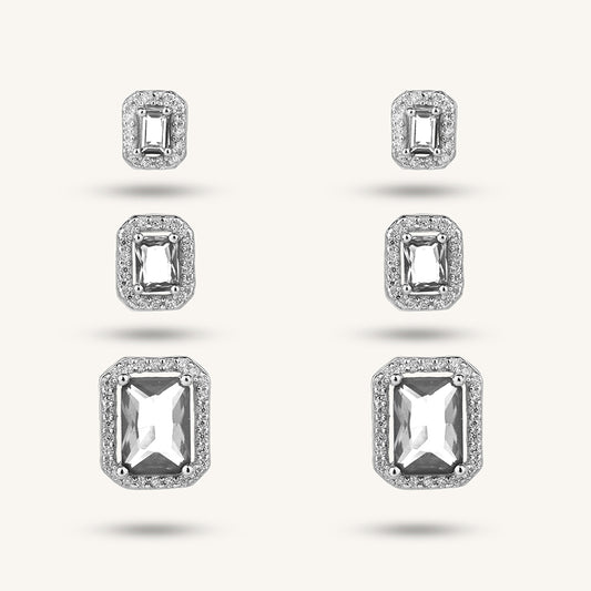 Crystal Radiance Earrings Set