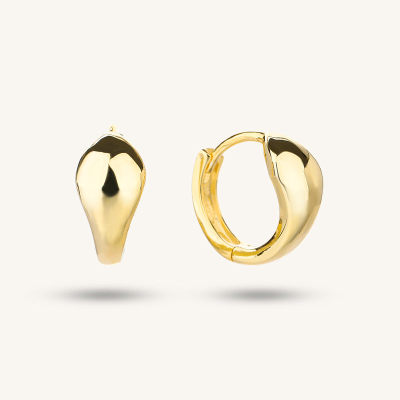 Serpent Chic Hoop Earrings