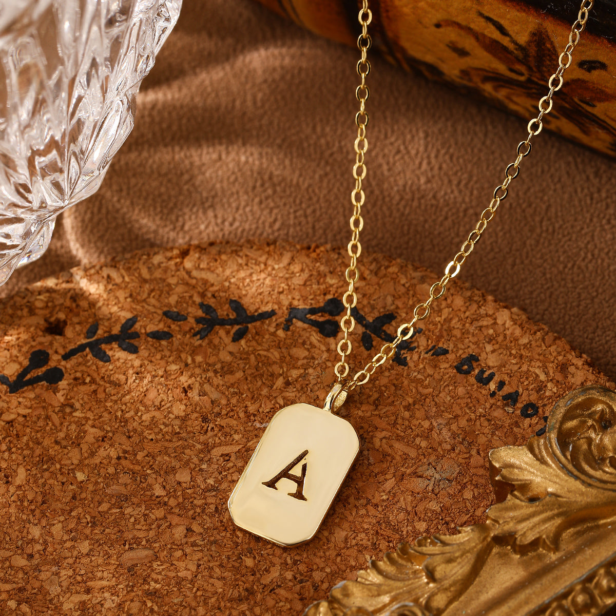 Golden Signature Necklace《A》