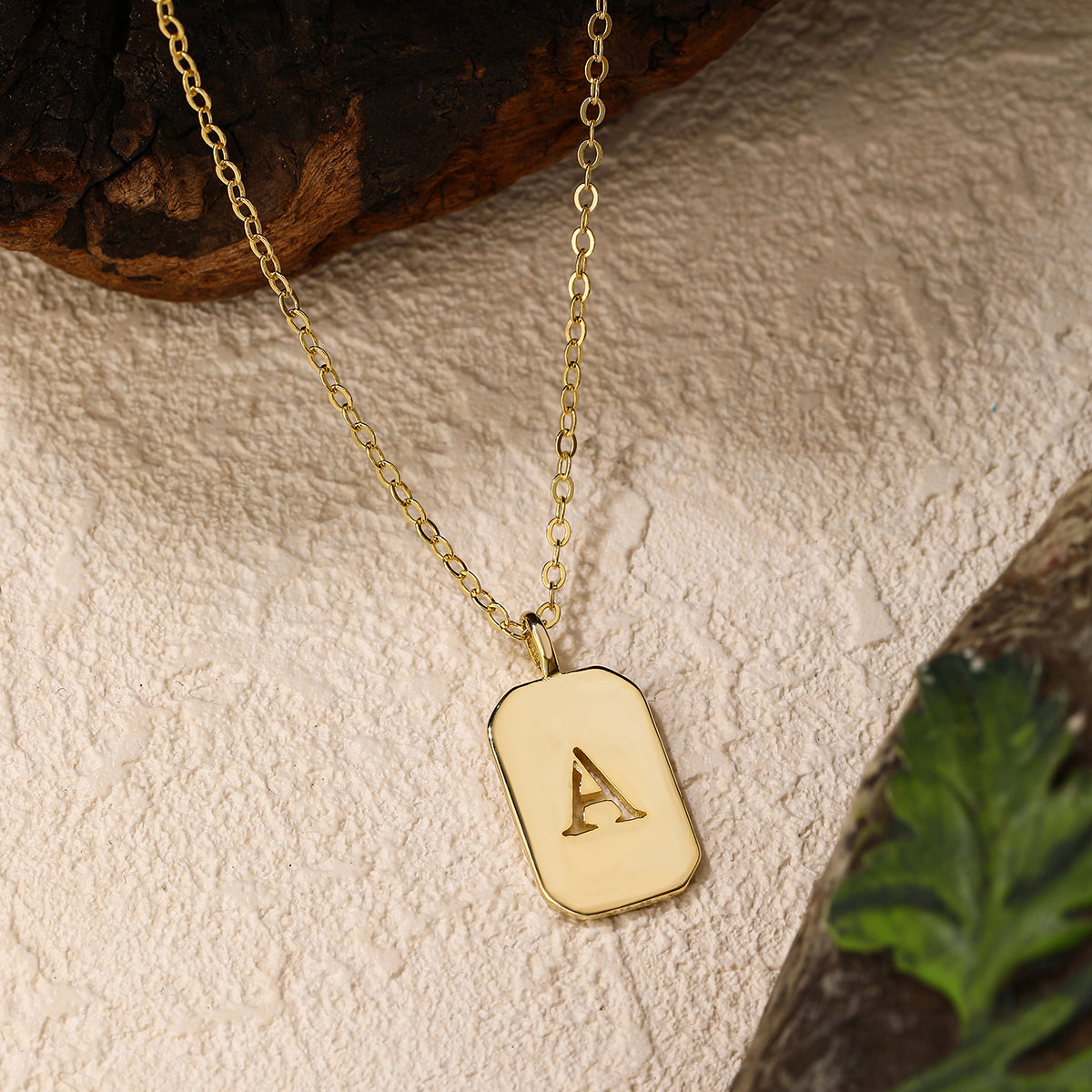 Golden Signature Necklace《A》