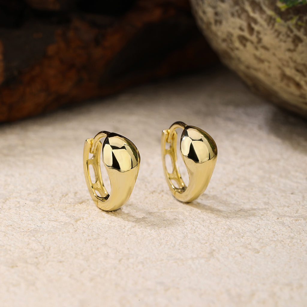 Serpent Chic Hoop Earrings