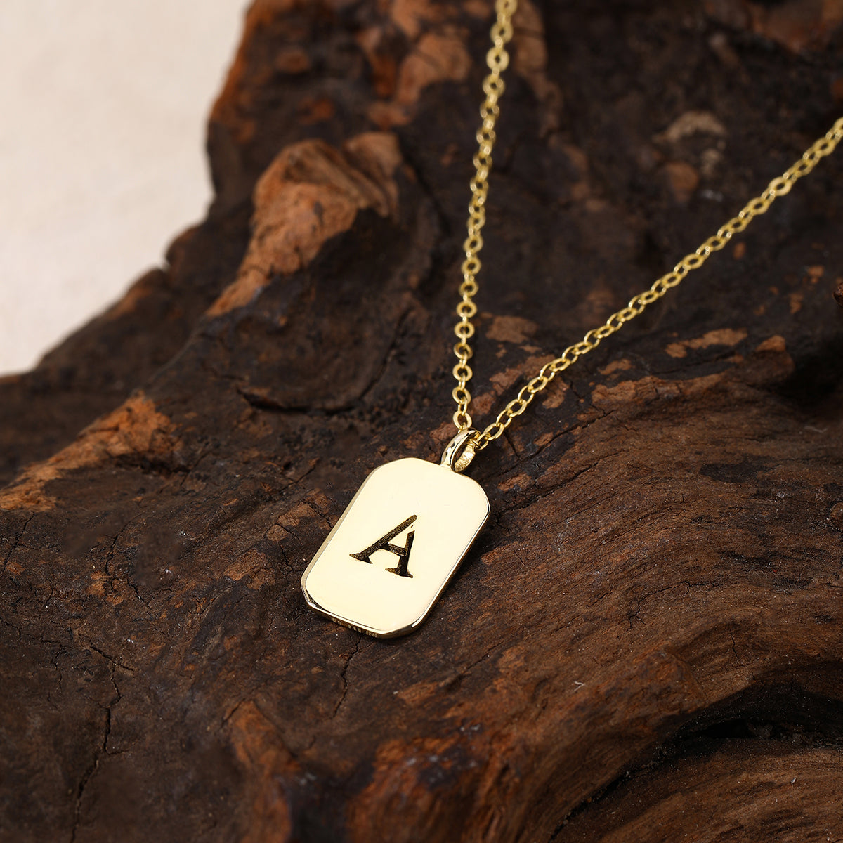 Golden Signature Necklace《A》