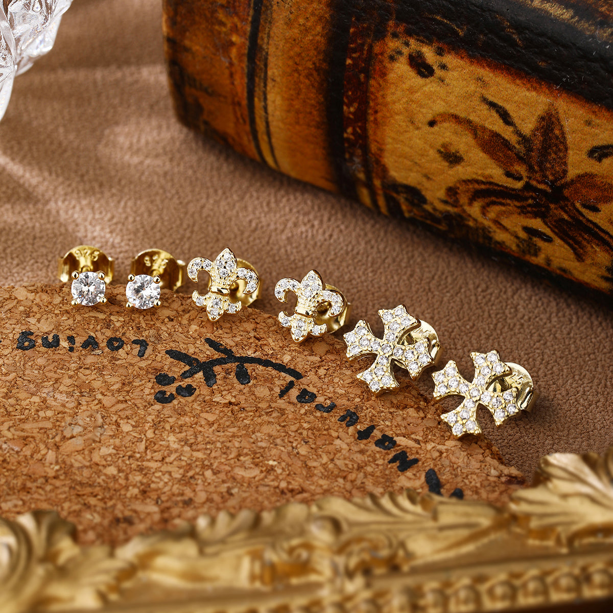 Multi-Charm Ear Stud Set