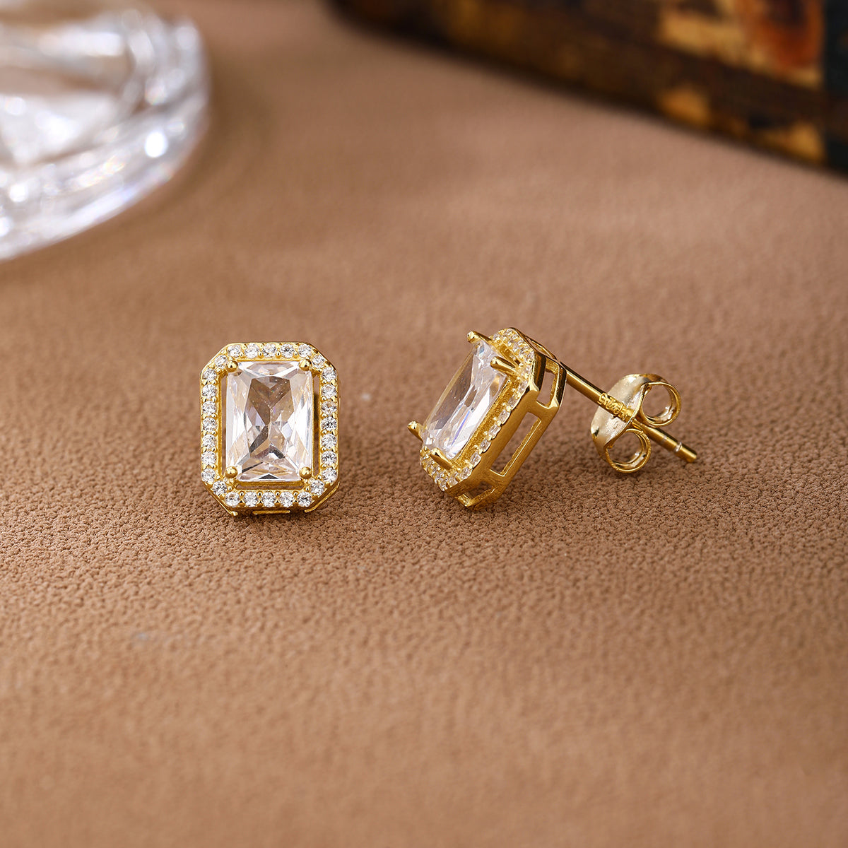 Radiance Crystal Stud Earrings