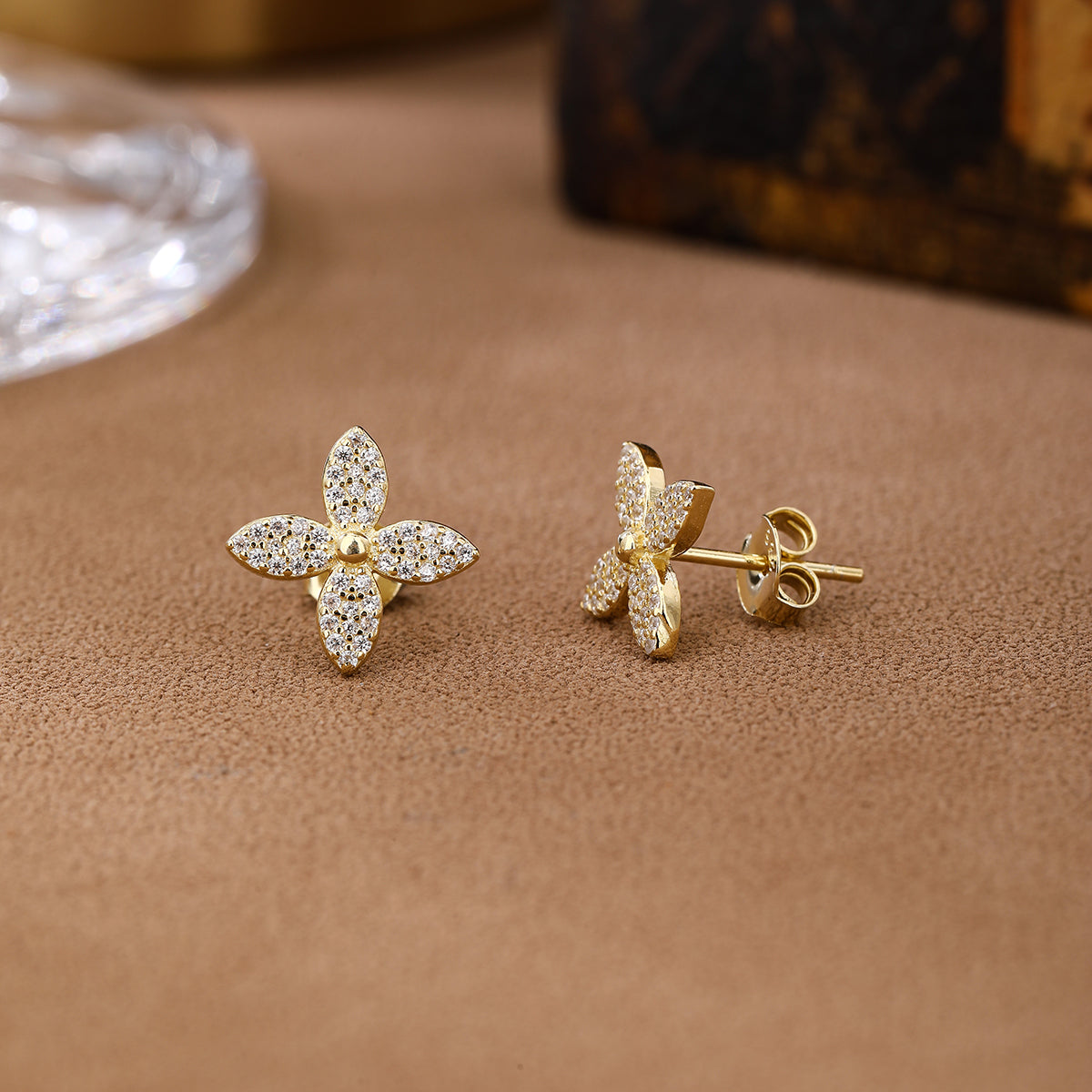 Lucky Clover Stud Earring