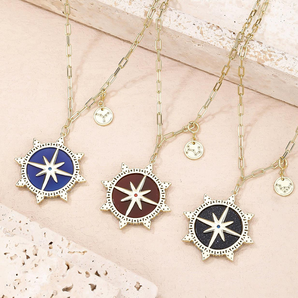 Zodiac Compass Necklace