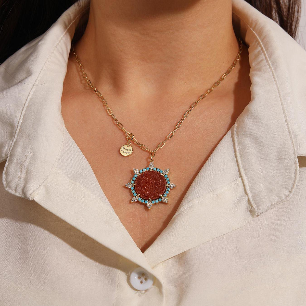 Zodiac Compass Necklace