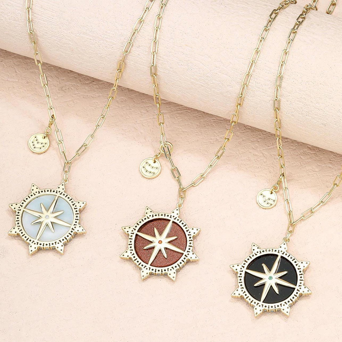 Zodiac Compass Necklace