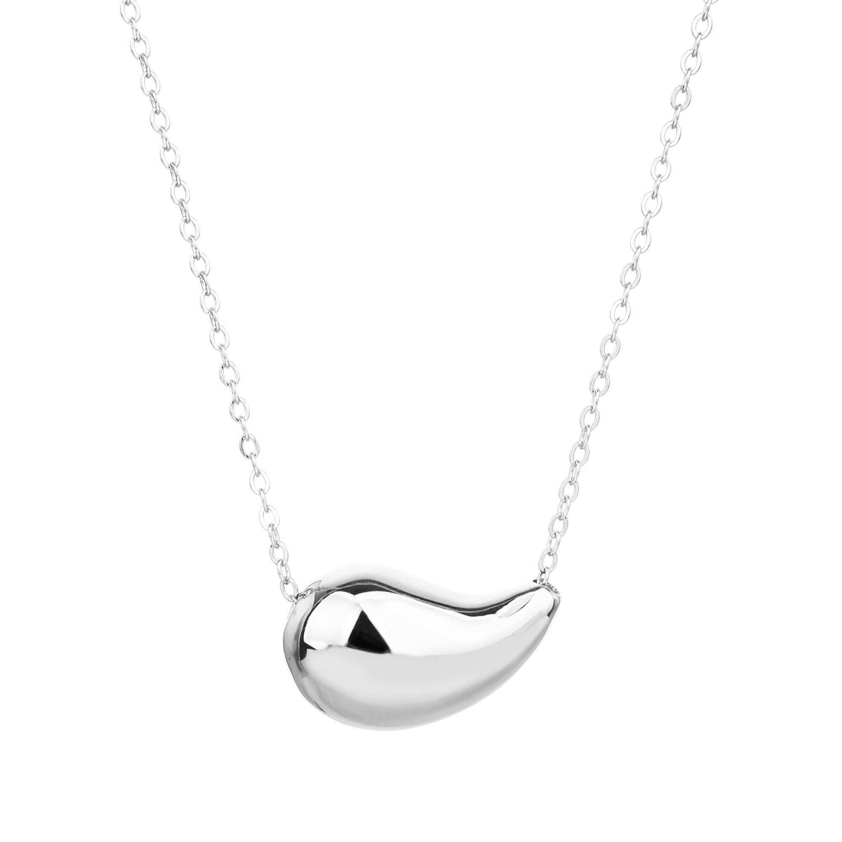 Bold Teardrop Pendant Necklace