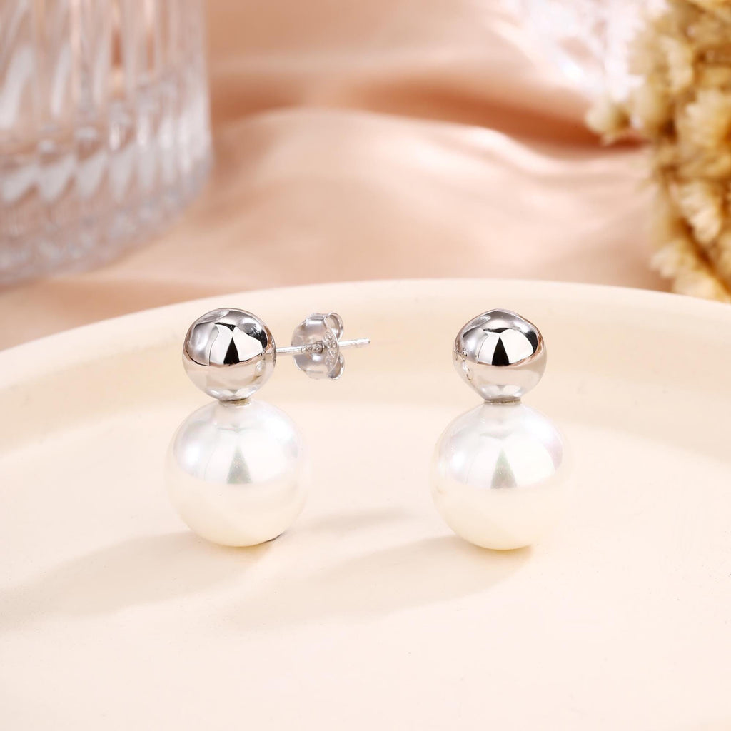 12mm Freshwater Pearl Earrings
