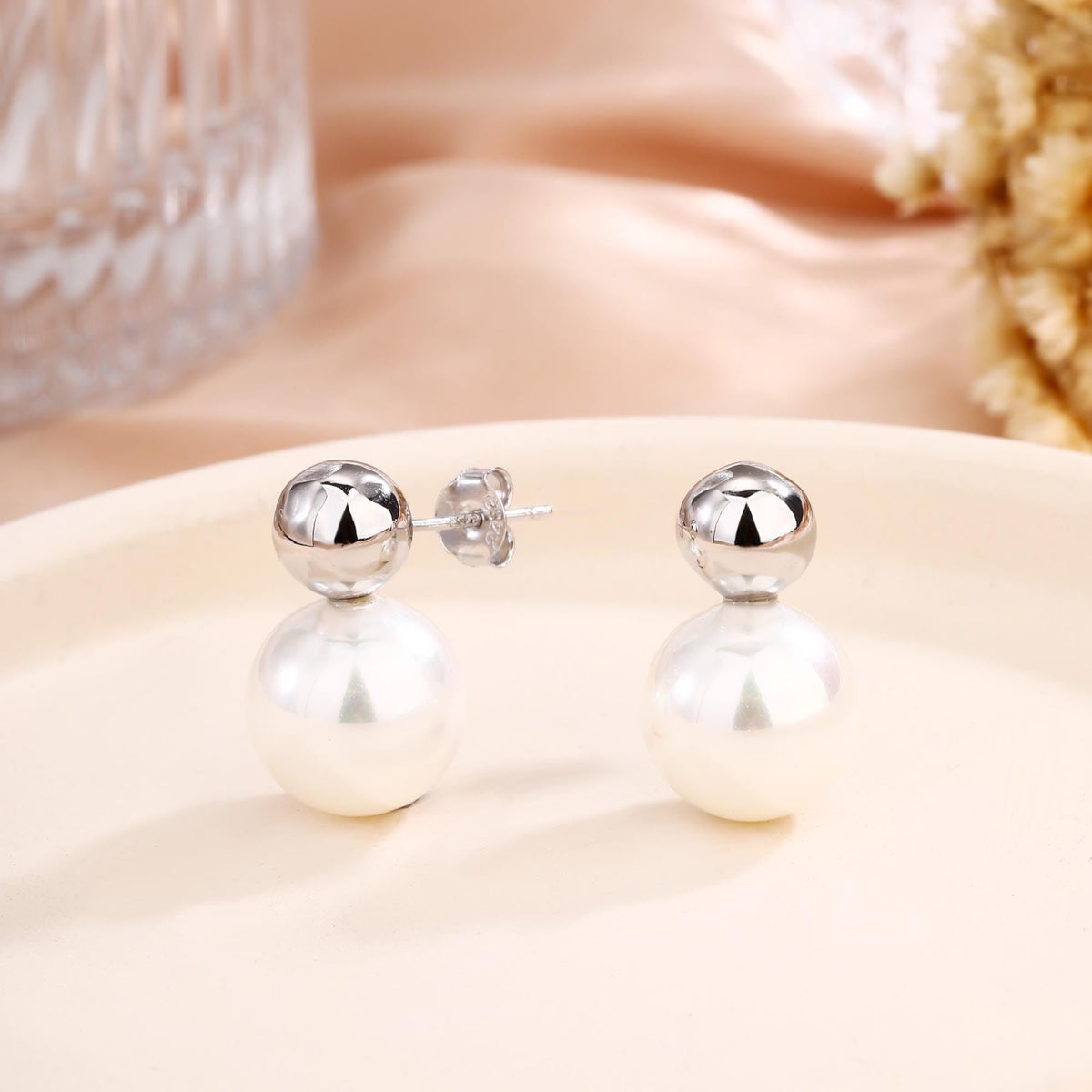 12mm Freshwater Pearl Earrings