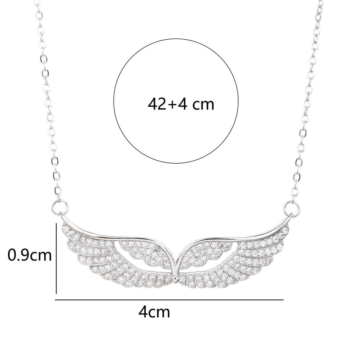 Angel Wings Pendant Necklace