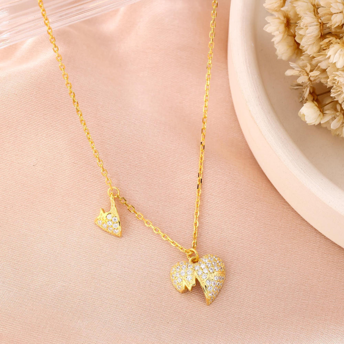 Sacred Heart Pendant Necklace