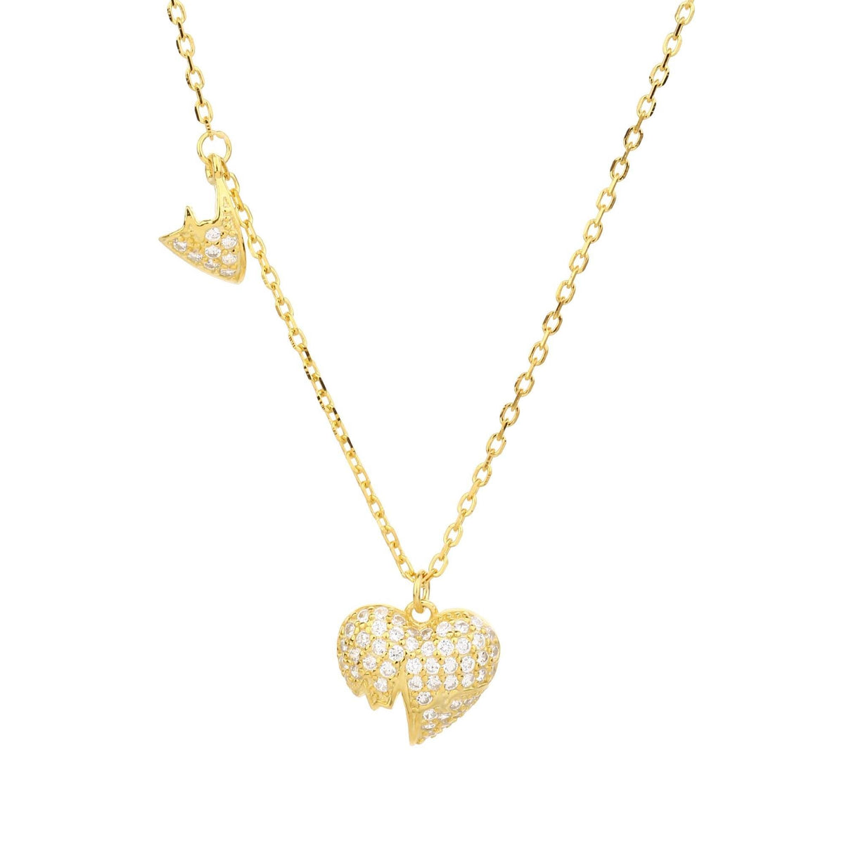 Sacred Heart Pendant Necklace