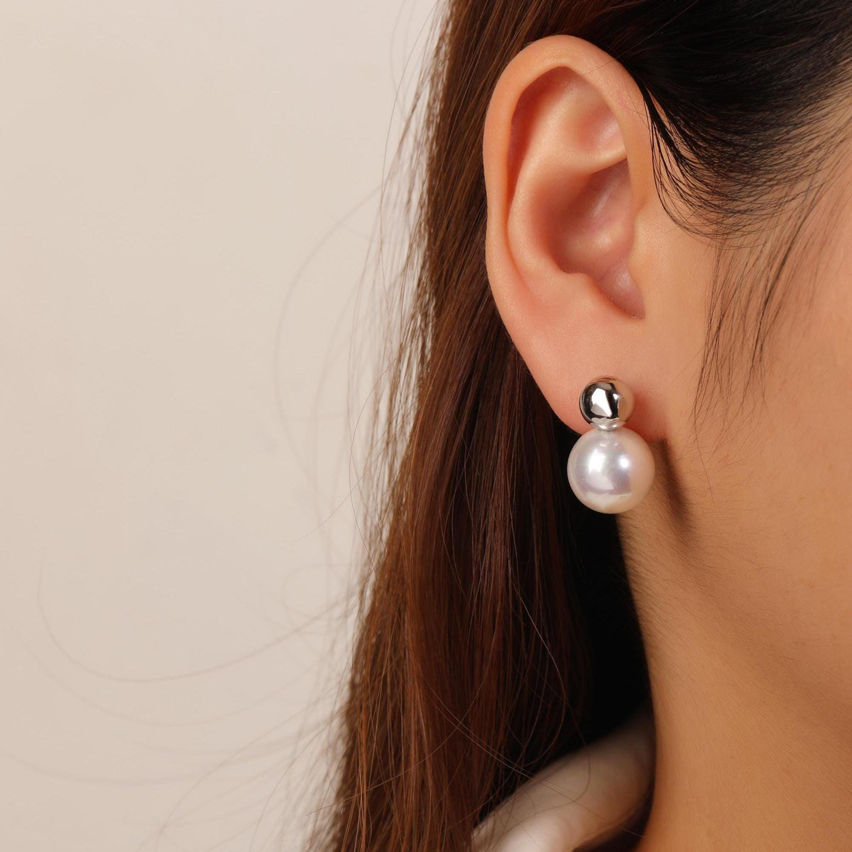 12mm Freshwater Pearl Earrings