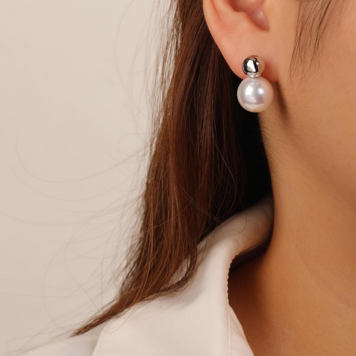 12mm Freshwater Pearl Earrings