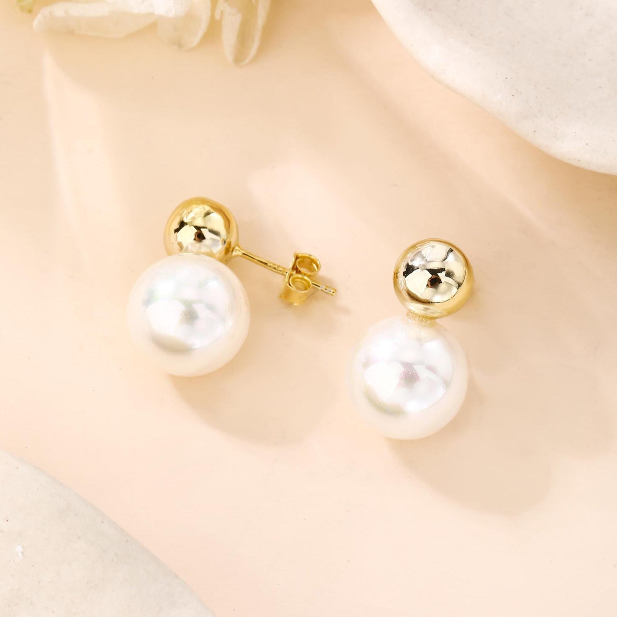 12mm Freshwater Pearl Earrings