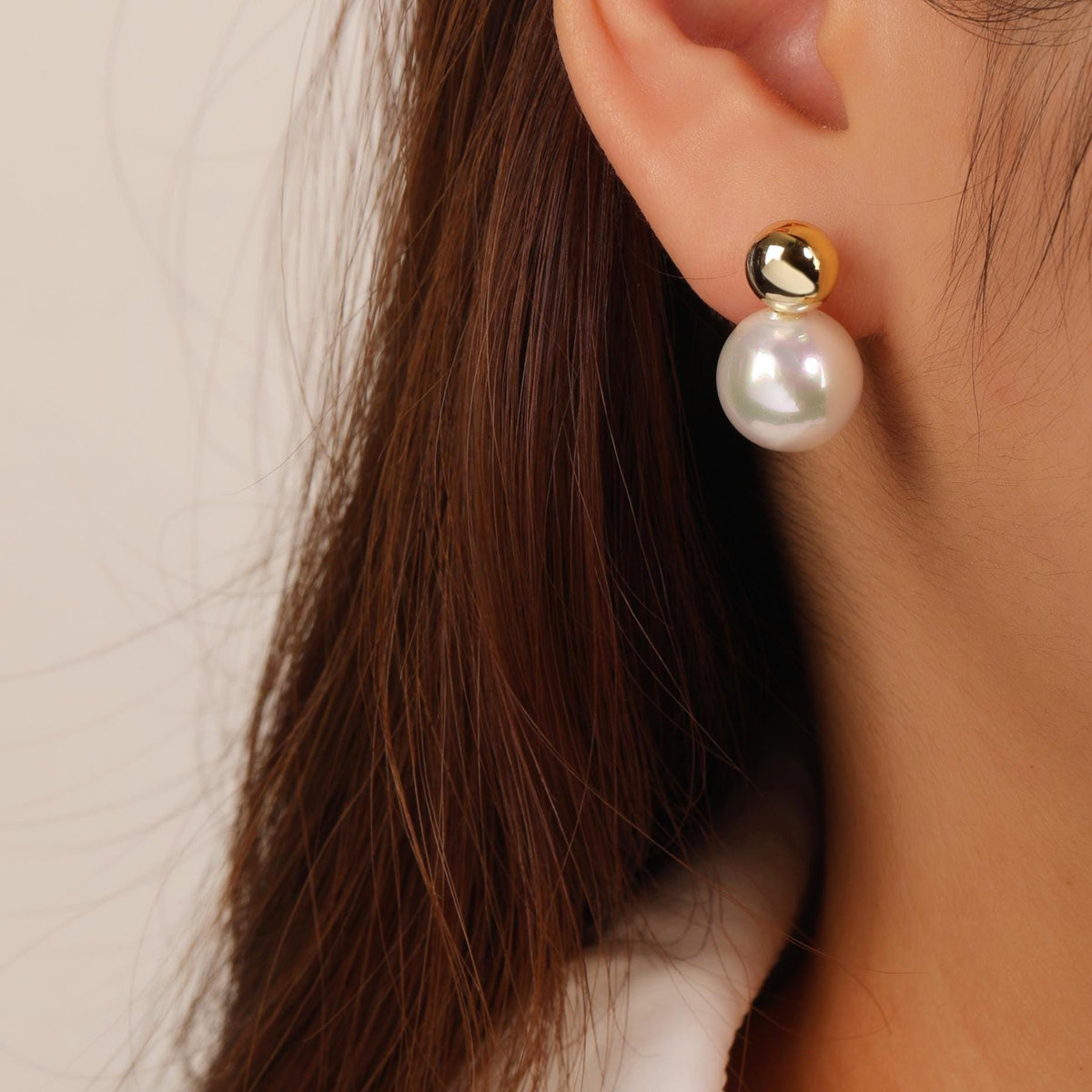12mm Freshwater Pearl Earrings