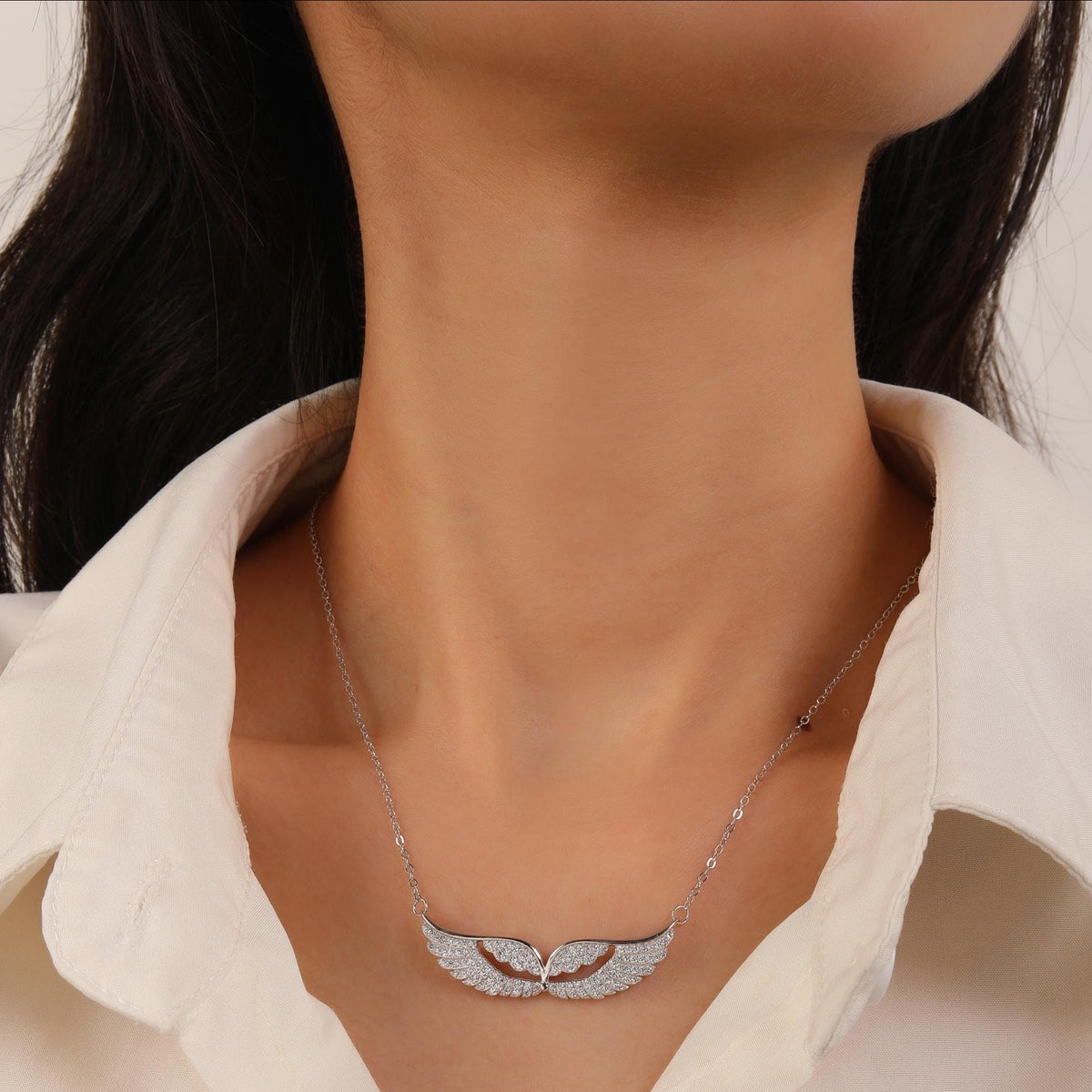 Angel Wings Pendant Necklace