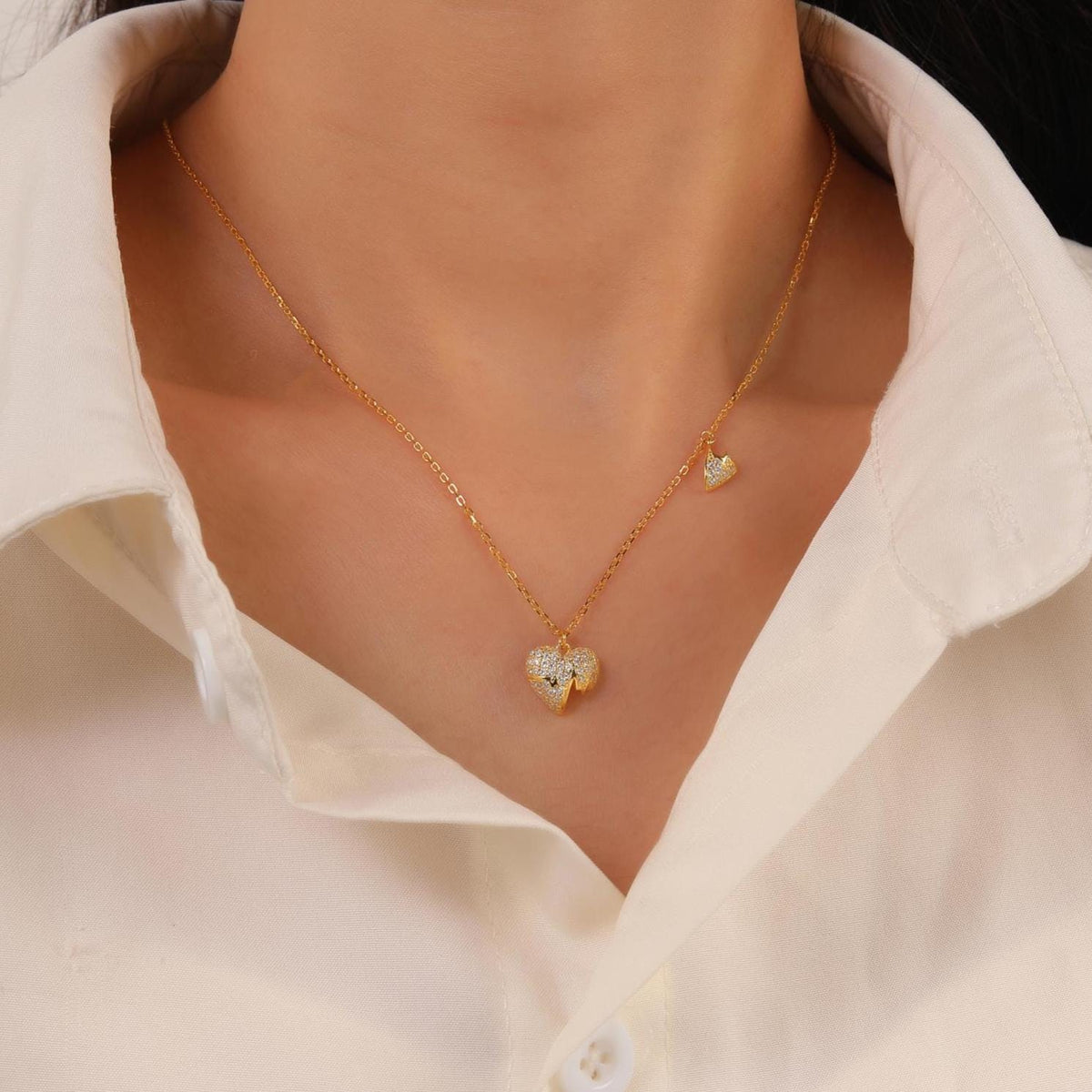 Sacred Heart Pendant Necklace
