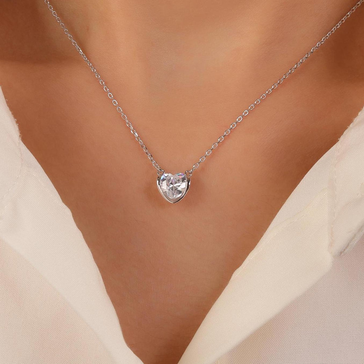 Tiny Heart Pendant Necklace