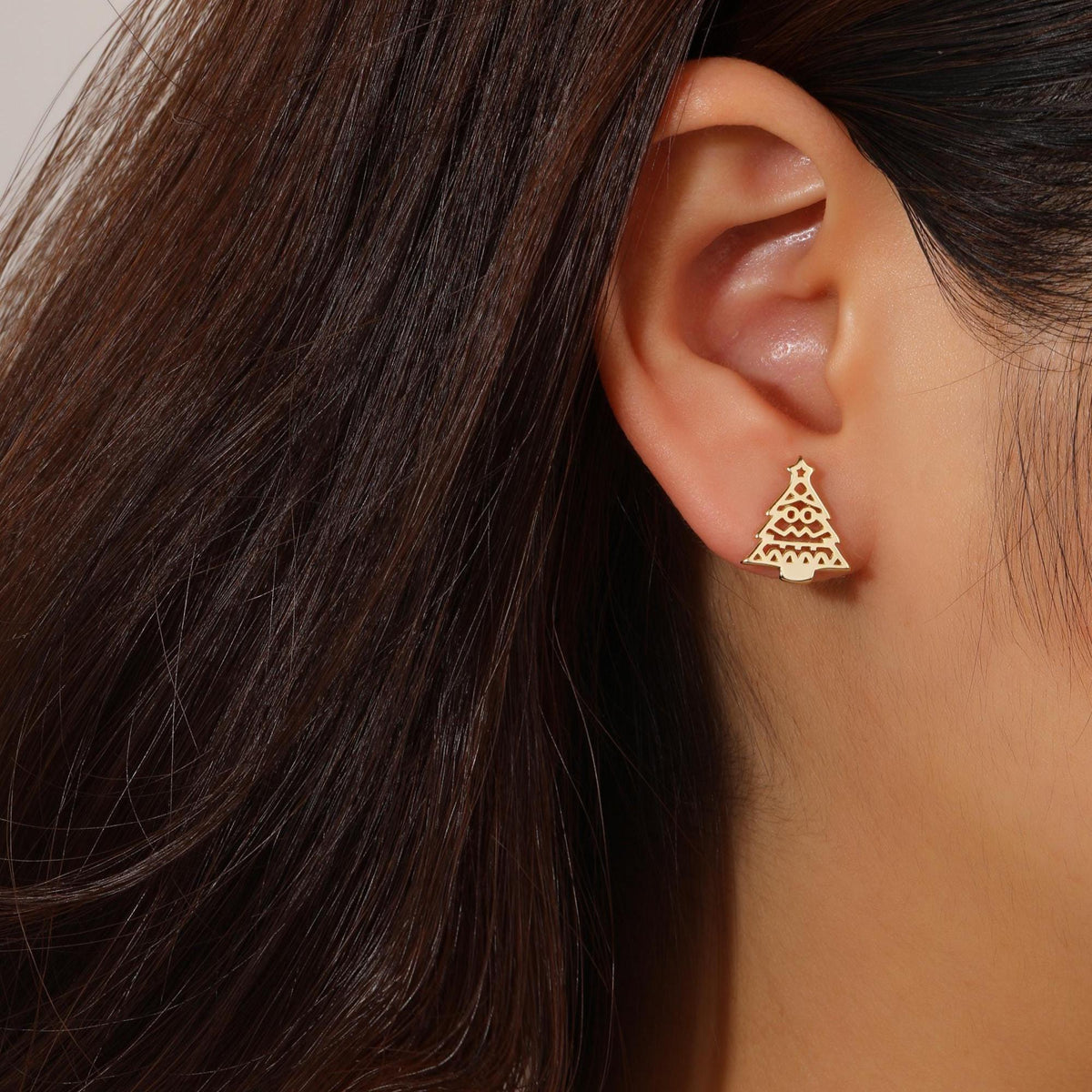 Christmas Tree Stud Earrings