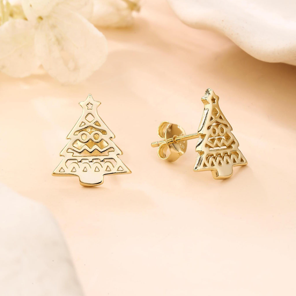 Christmas Tree Stud Earrings