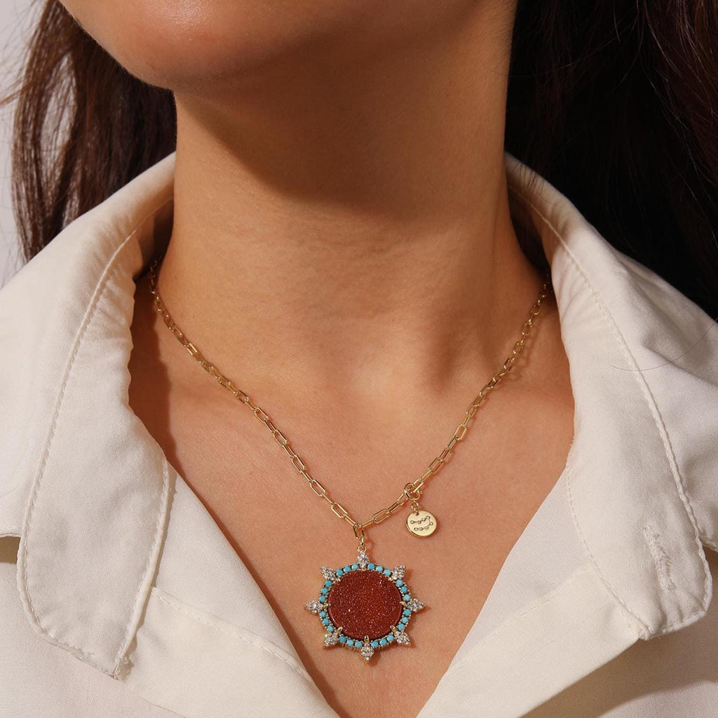 Zodiac Compass Necklace