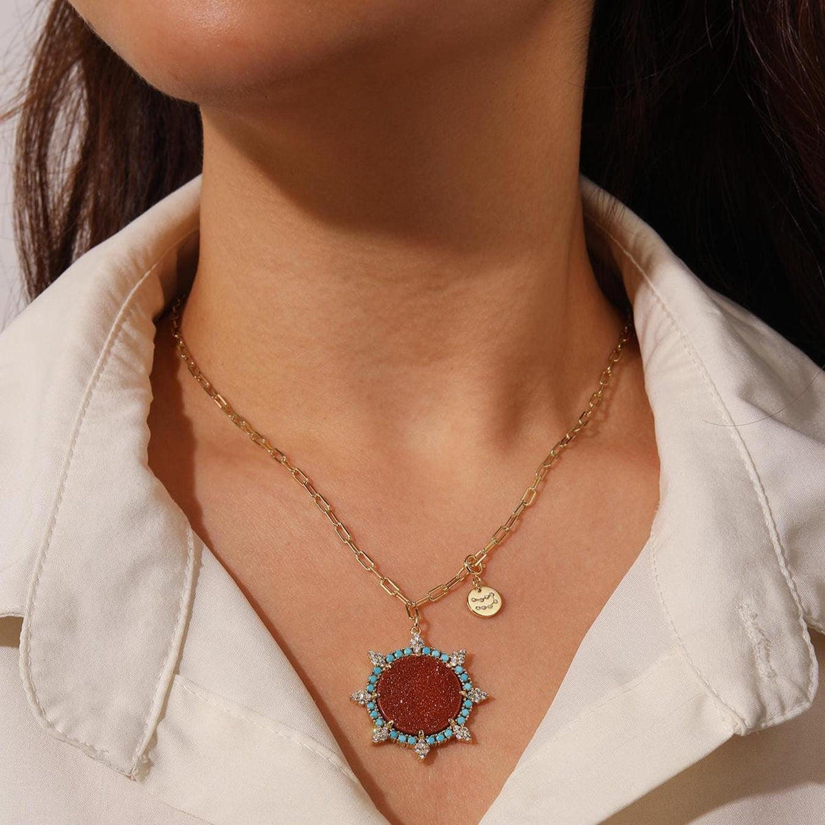 Zodiac Compass Necklace