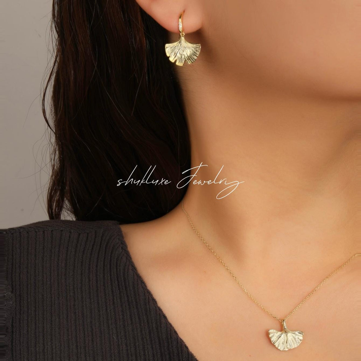 Dainty Ginkgo Leaf Gift Set
