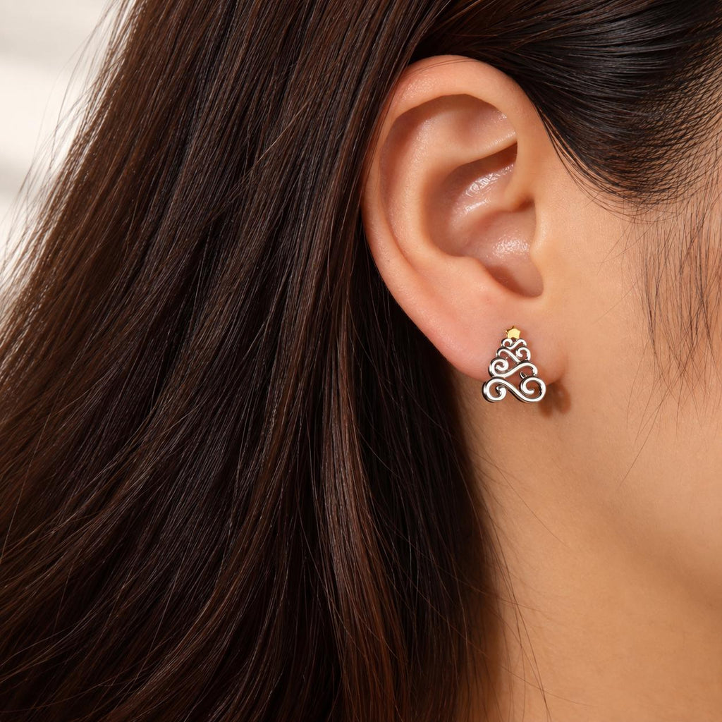 Christmas Tree Stud Earrings