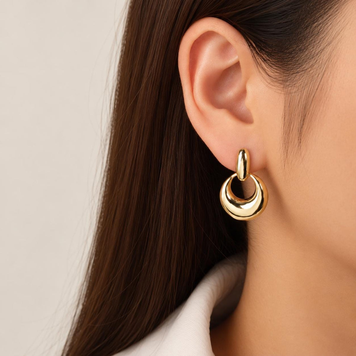 Chunky Sculptural Stud Earrings
