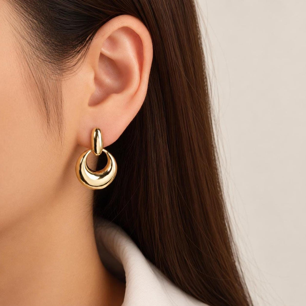 Chunky Sculptural Stud Earrings
